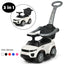 3-in-1 Convertible Toddler Stroller and Ride-On Car - White