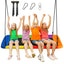 60-Inch Multicolor Platform Tree Swing with Hanging Straps
