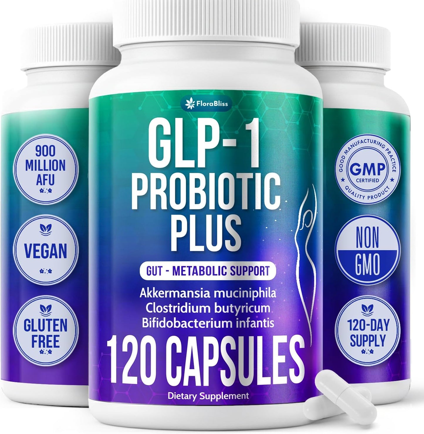 Capsules Probiotiques Premium avec Soutien Prébiotique