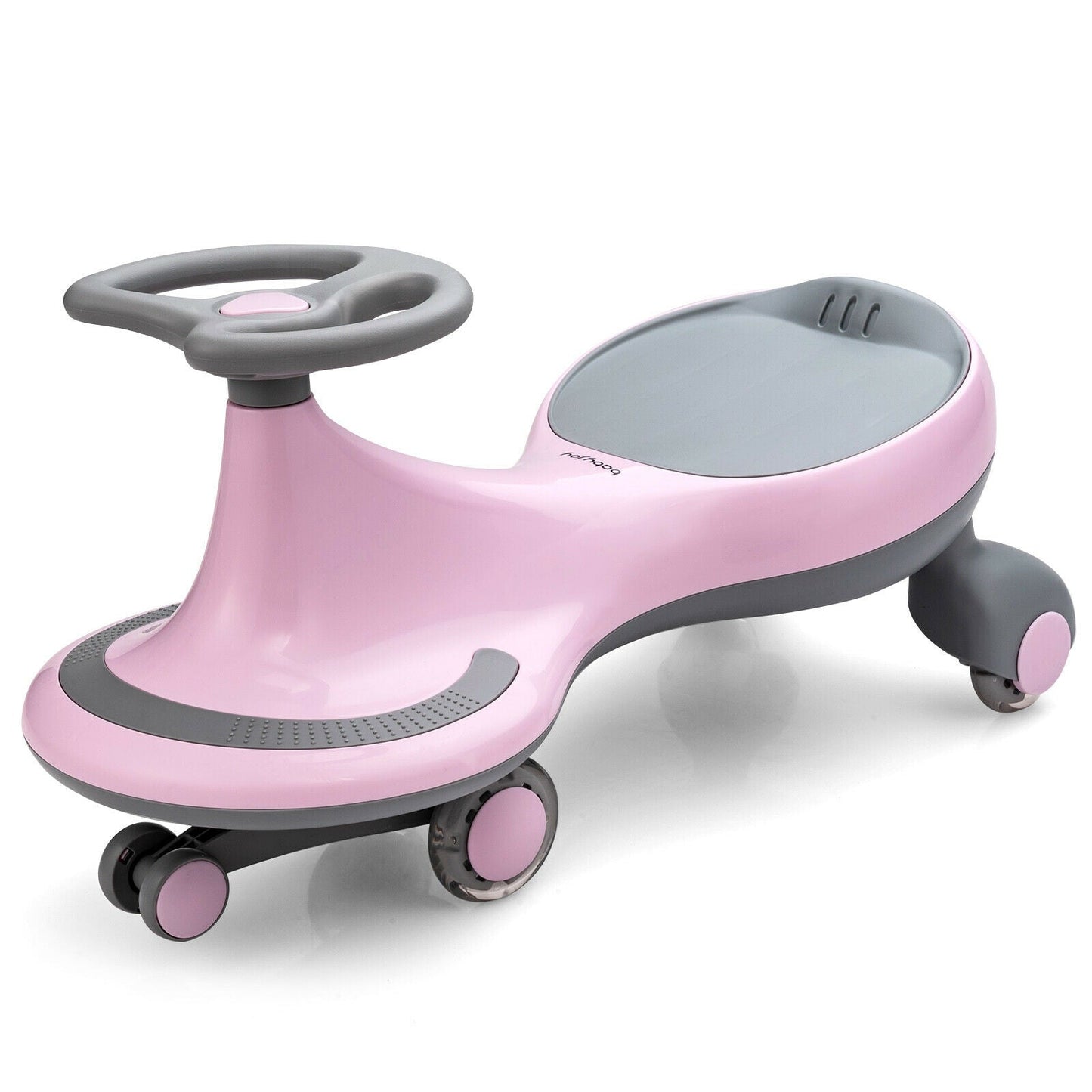Jouet à bascule Wiggle Car avec roues clignotantes - Rose