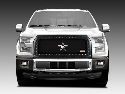 RBP RX-5 Halo Series Studded Frame Grille for 2015-2017 Ford F-150 - Black OE Replacement - Korvel
