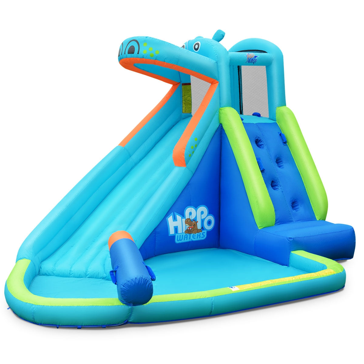 Inflatable Water Pool with Splash and Slide