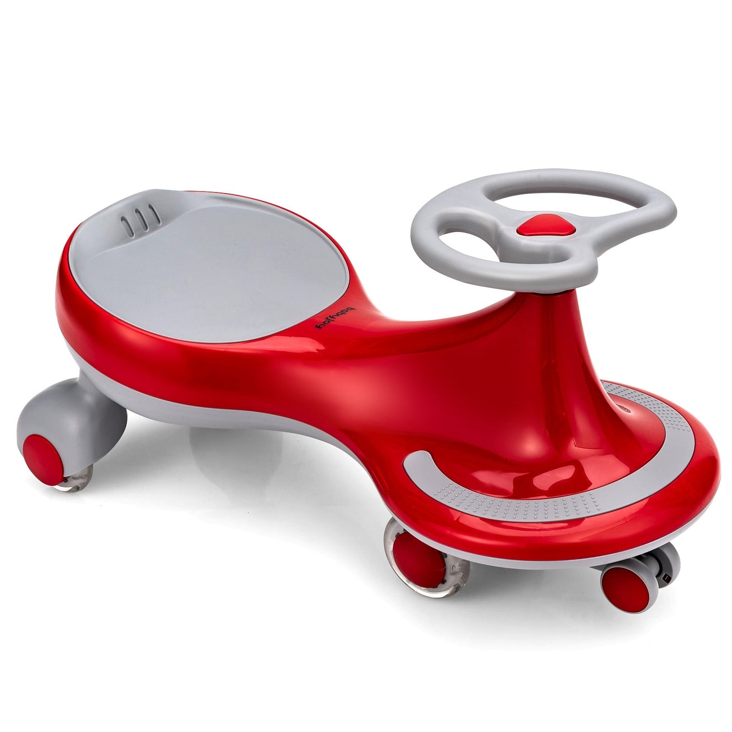 Jouet à bascule Wiggle Car avec roues clignotantes - Rouge