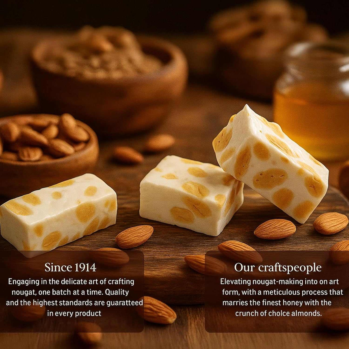 Andy Anand Sugar & Gluten Free Almond Brittle Nougat - 7 Oz
