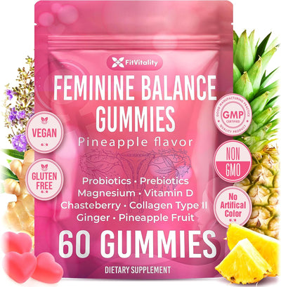 Gommes Premium Équilibre Féminin pour le Soutien Digestif