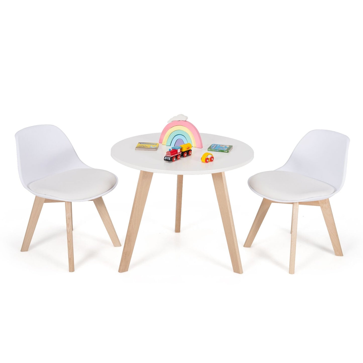 Ensemble de table d'activité moderne pour enfants et 2 chaises