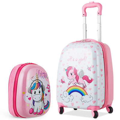 Gbruno Kids Luggage Set - 12" Backpack & 16" Suitcase