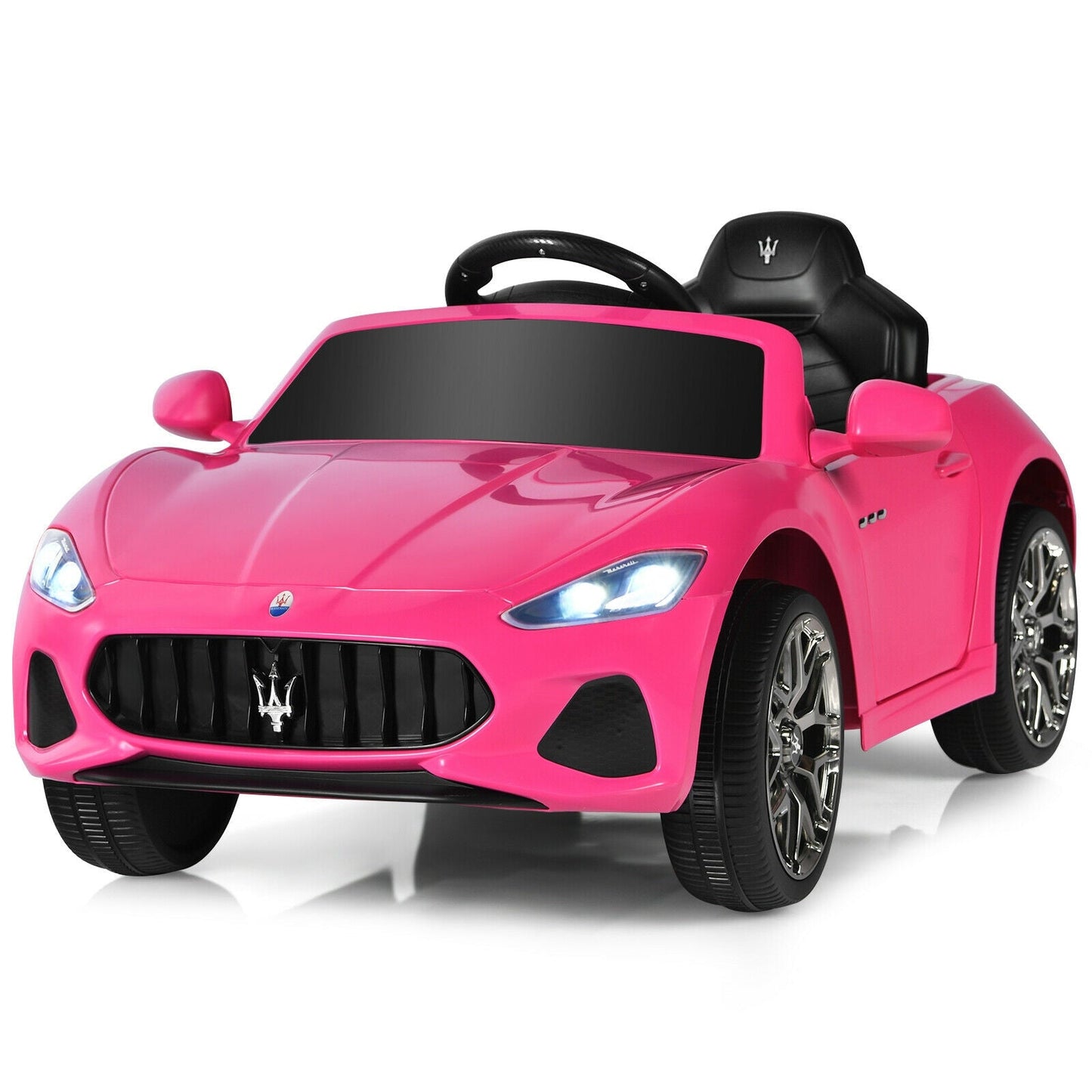 Voiture électrique pour enfants 12V avec télécommande - Rose