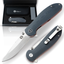 Premium Folding Pocket Knife Gift Set for Adventurers (Grey & Red) - Korvel