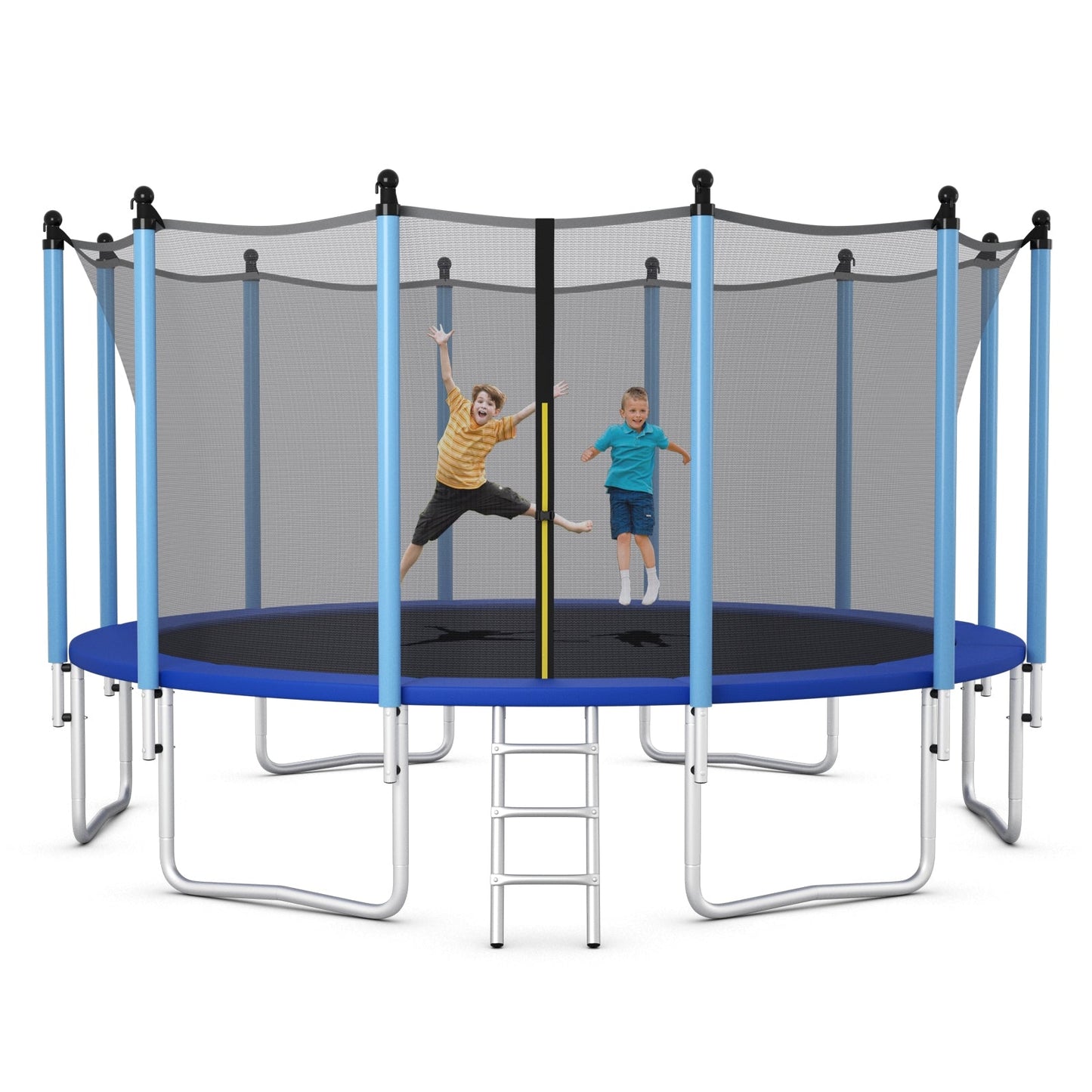 Trampolín exterior de 16 pies con red de seguridad