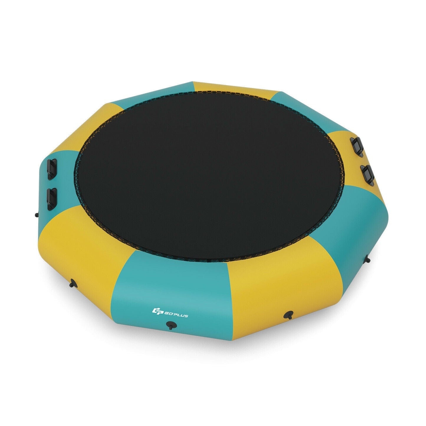 Bouncer aquatique gonflable rembourré de 12 pieds - Jaune
