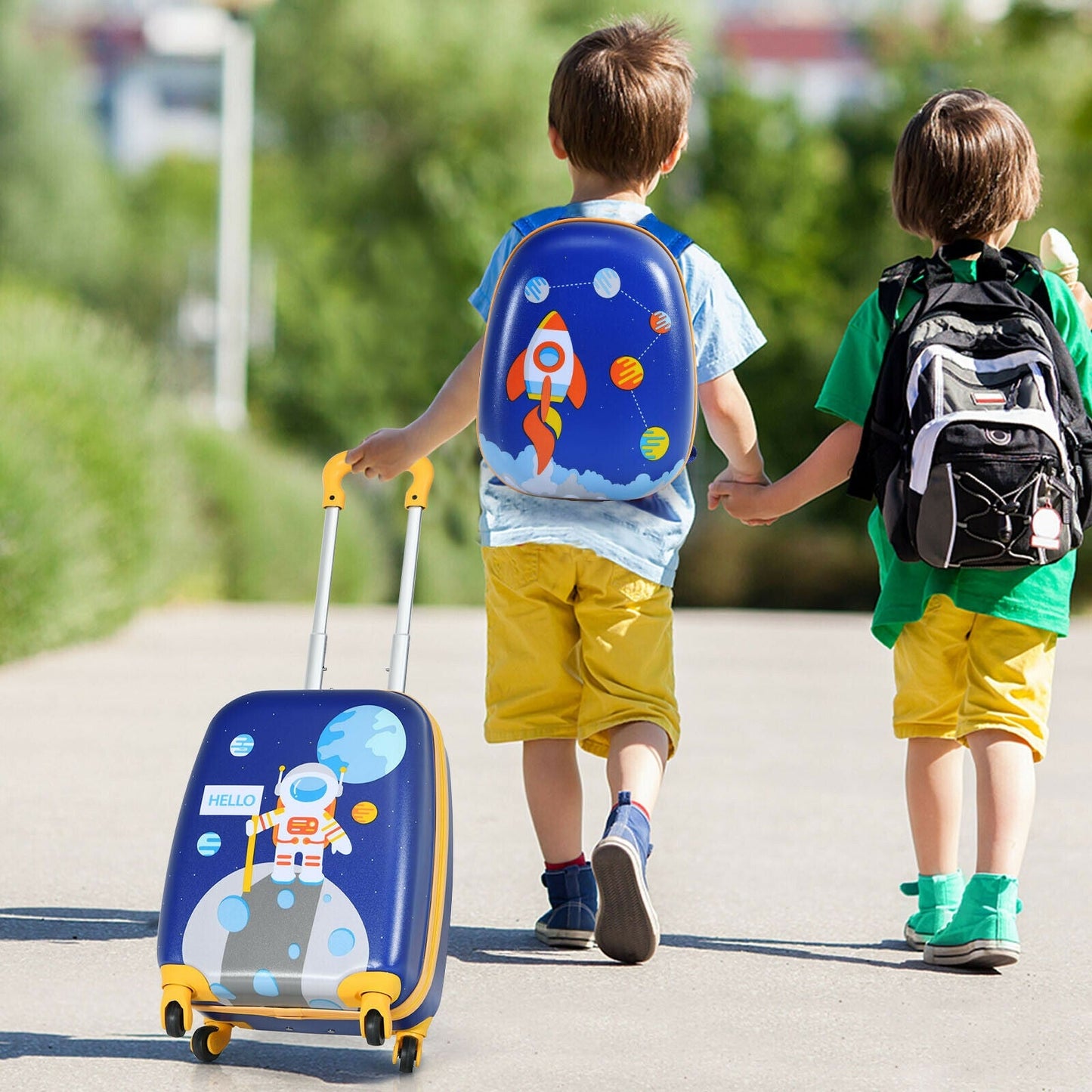 Kids Luggage Set: Backpack & Suitcase for Travel