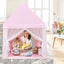 Gbruno Kids Play Tent - Large Fairy Castle Playhouse in Pink