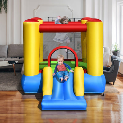 Kids Inflatable Bounce House with Slide and Blower