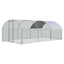 Gbruno Large Metal Chicken Coop Dome Cage - Galvanized Outdoor Enclosure