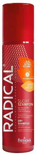 Shampoo Sec Radical Farmona pour Cheveux Fins et Délicats 180ml