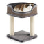 Multi-Level Cat Climbing Tree with Plush Perch - Gray