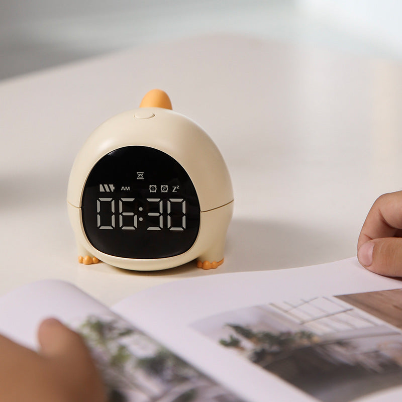 Alarm Clock Kids Child Children Sleep Bedside Alarm Clock Digital Wake Up Children's Alarm Clocks for Girls Boys Bedroom Temperature Snooze Timer Clock for Bedroom/Table/Desk - Korvel