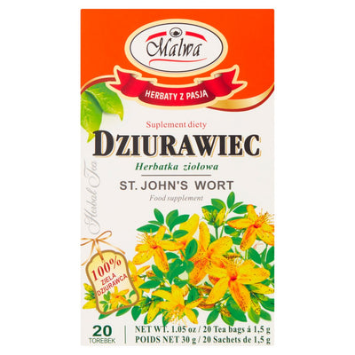 MALWA Herbal St. John's Wort Tea - 20 Bags