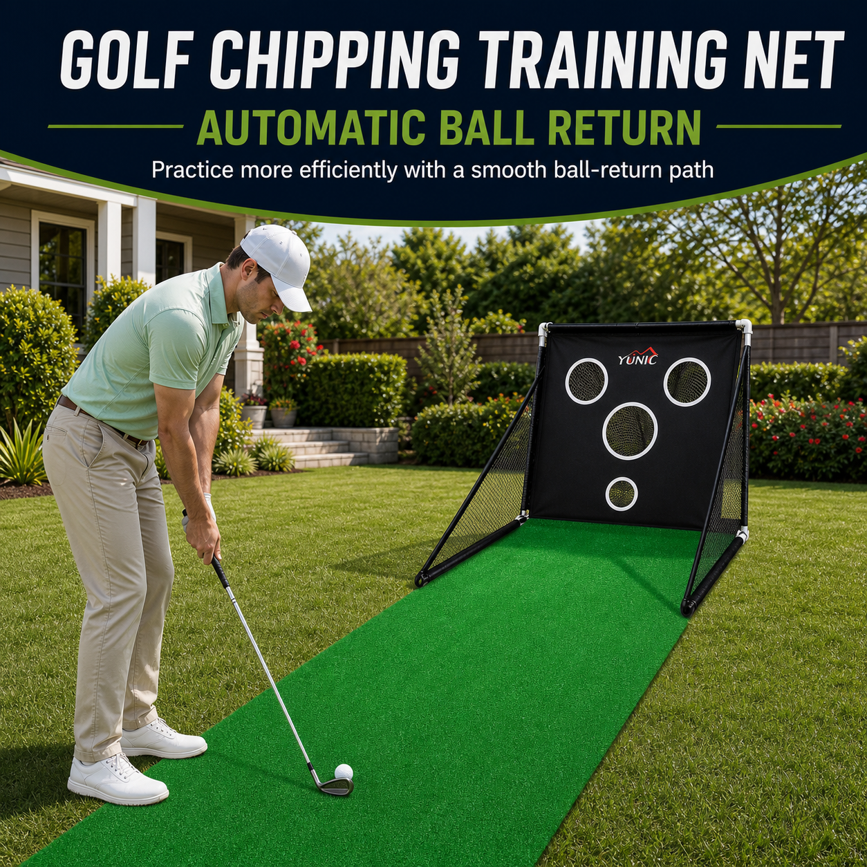 Portable Golf Chipping Practice Net for All Skill Levels