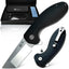 The Pioneer Folding Pocket Knife Giftset for Men and Women (Silver and Black) - Korvel