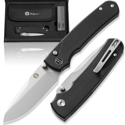 The Ultimate Folding Pocket Knife Gift Set for Adventurers (Sand & Black) - Korvel