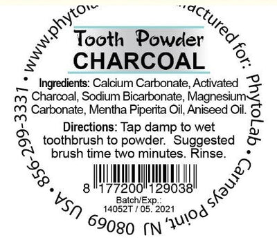 PhytoLab Charcoal Tooth Powder - 40g
