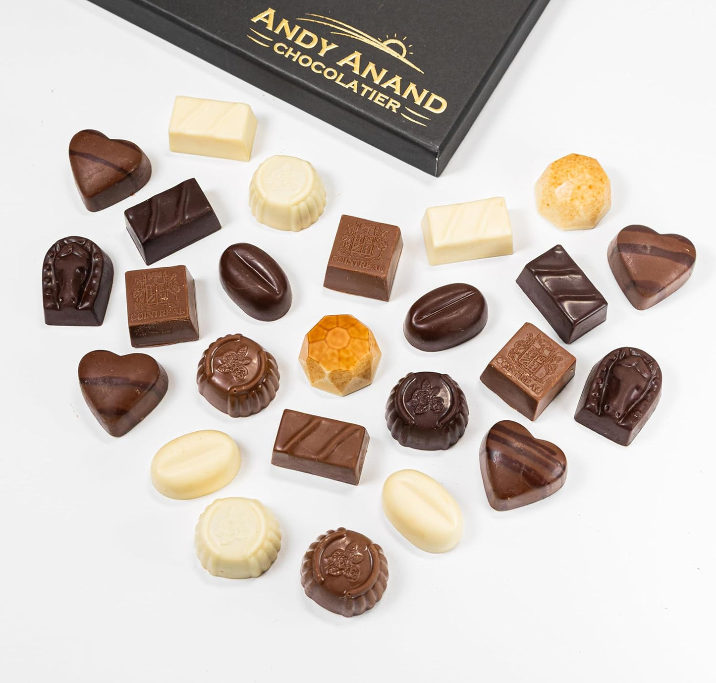 Andy Anand Sugar Free Belgian Chocolate Truffles - 24 Pieces Gift Box