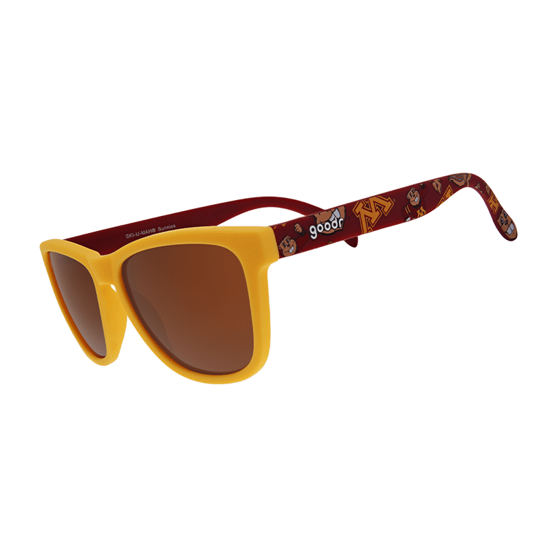 Limited Edition Minnesota Collegiate Polarized Sunglasses - Ski-U-Mah Sunnies - Korvel