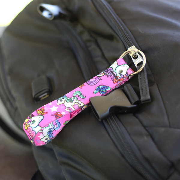Cartoon Unicorn Keychain Wrist Lanyard - Korvel