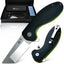 Premium Pioneer Folding Pocket Knife Gift Set - Silver & Green - Korvel