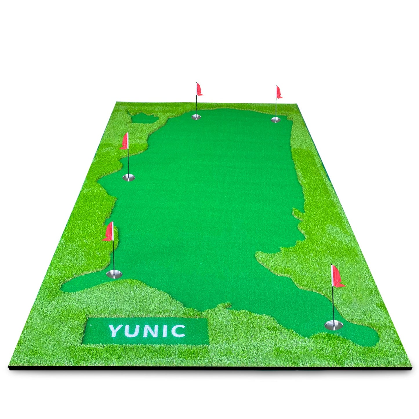 Premium 8ft x 16ft Golf Putting Green - US Map Design - Korvel