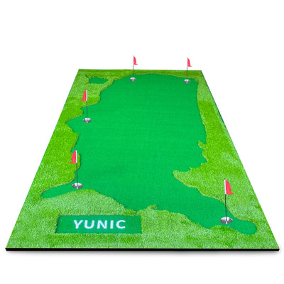Premium 8ft x 16ft Golf Putting Green - US Map Design - Korvel