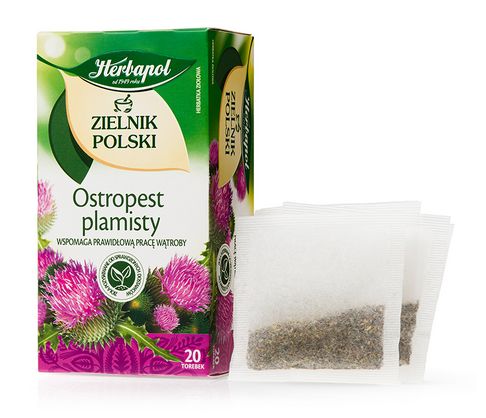 Té Herbal de Cardo Mariano Herbapol Polish Herbarium - 20 Bolsitas