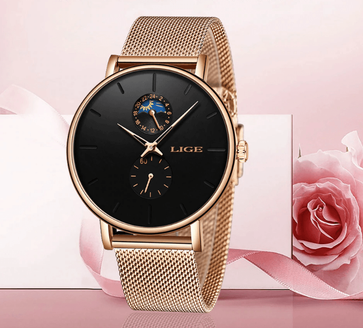 Montre Étanche Élégante pour Femme avec Chronomètres