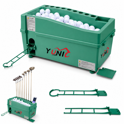 Adjustable Automatic Golf Ball Dispenser with Storage