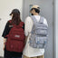 Mochila de Lona de Gran Capacidad y Moda para la Escuela y Uso Diario