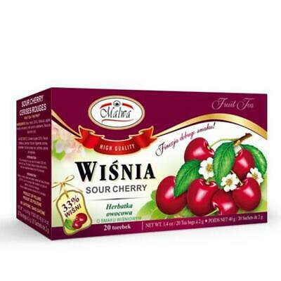 Thé aux cerises aigres MALWA - 20 sachets