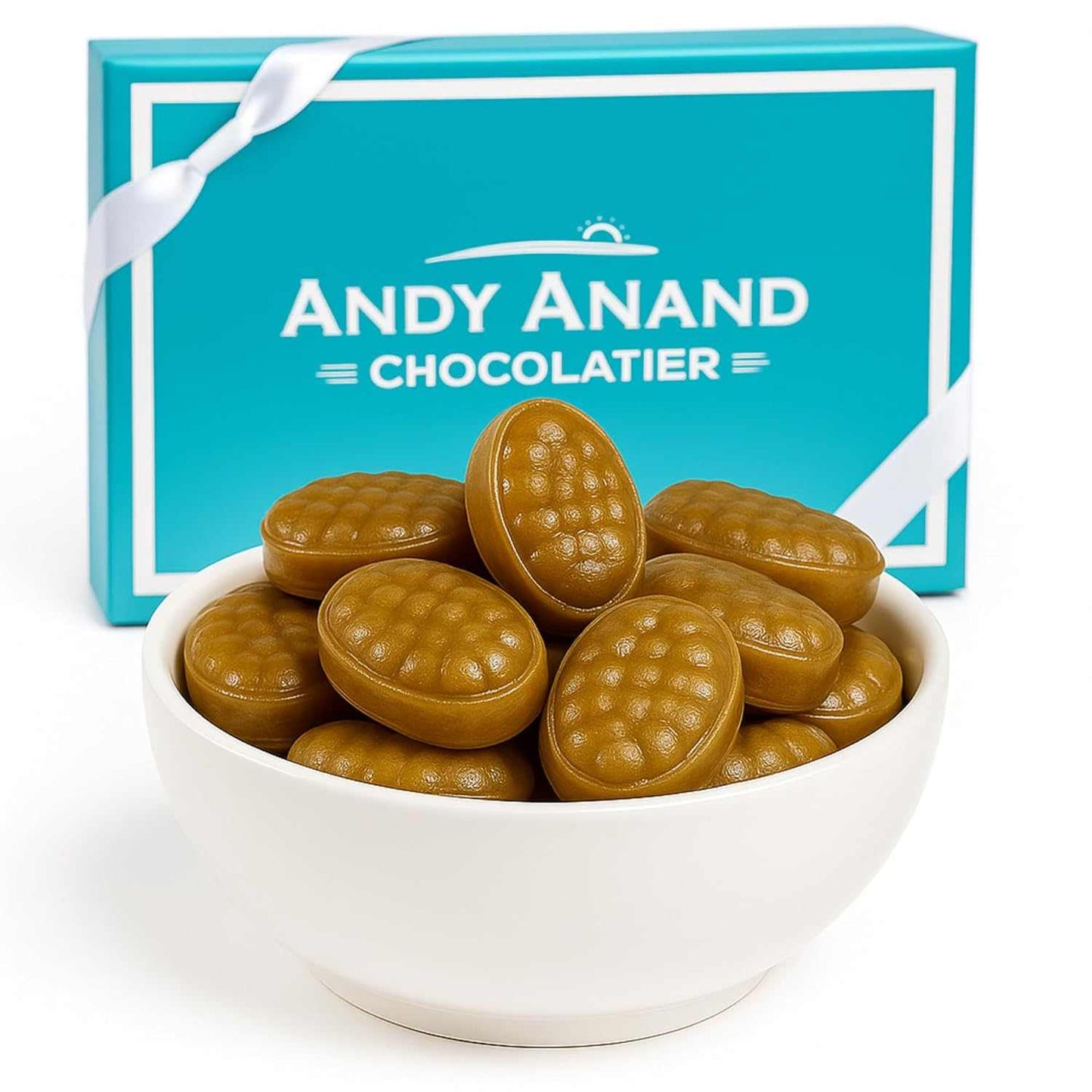Caramelo Duro de Regaliz Australiano Sin Azúcar Andy Anand Chocolatier - 7 Oz