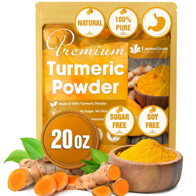 100% Natural Turmeric Powder - Pure Ground Seasoning