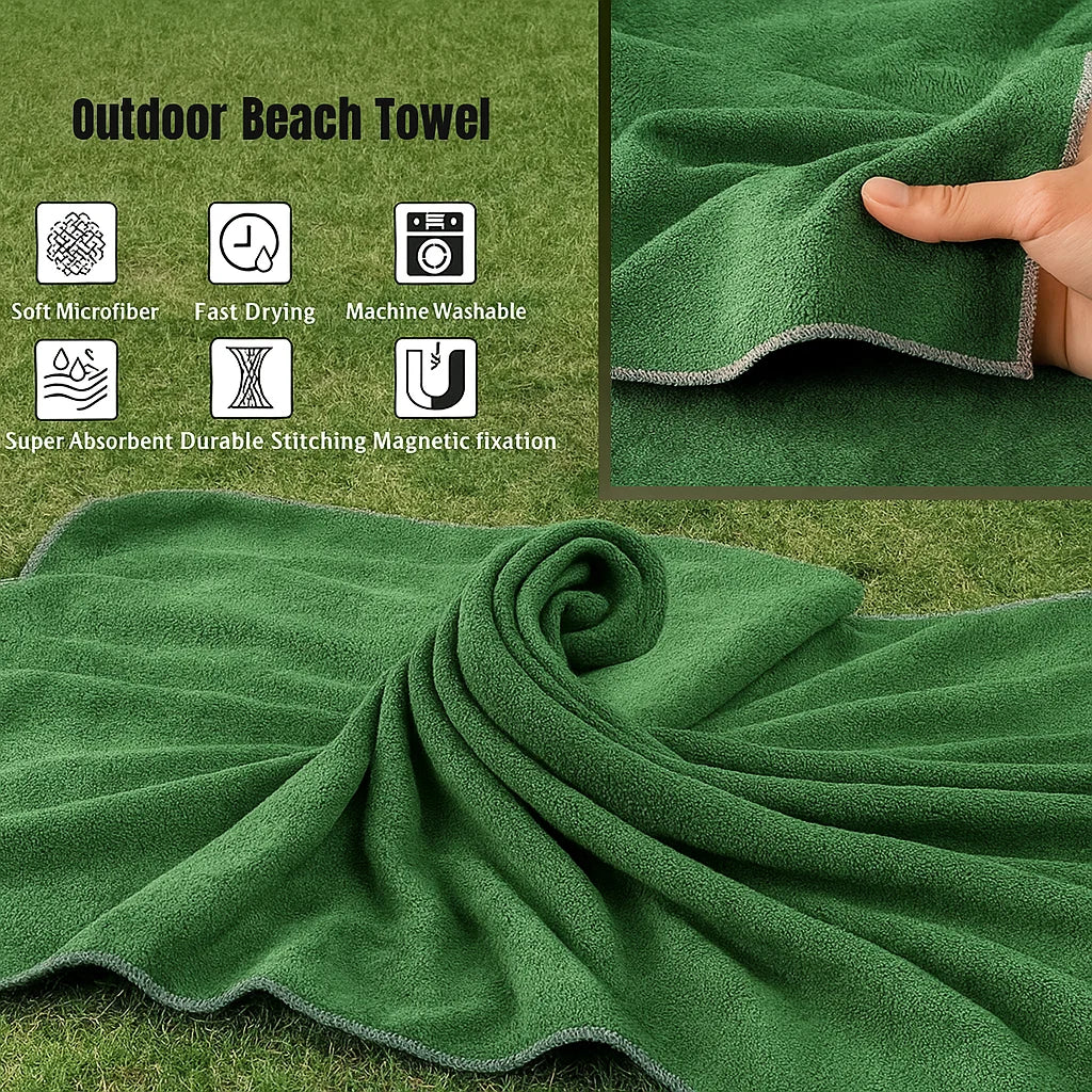 MagniDry Towel - Versatile Beach and Travel Essential