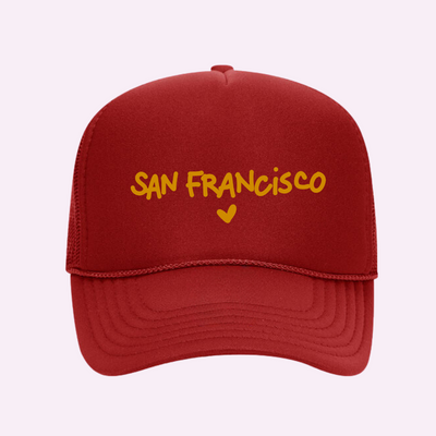 I Love San Francisco Trucker Hat