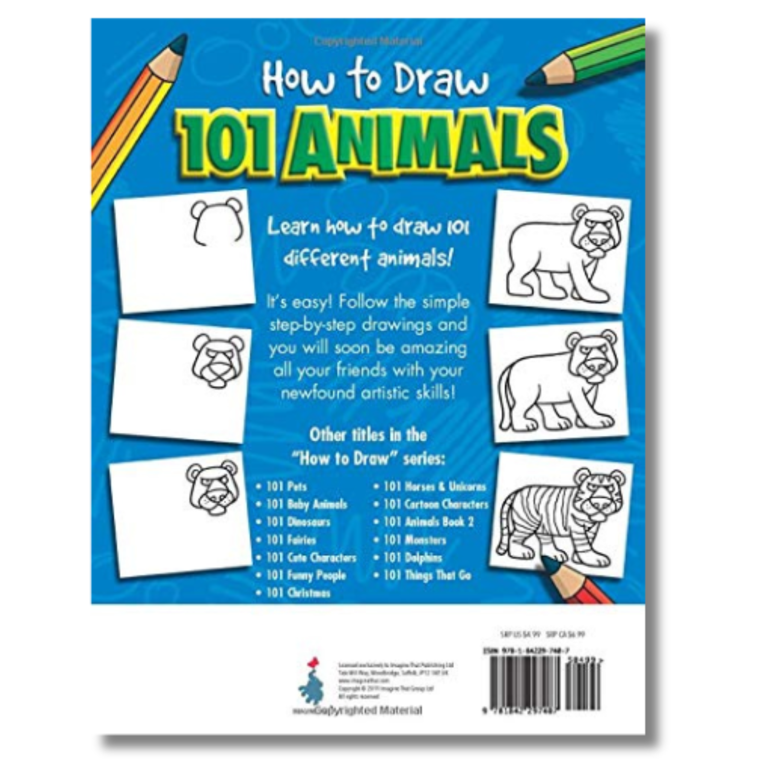Master the Art of Drawing 101 Animals (Spiral Bound) - Korvel