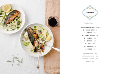 Mediterranean Keto Cookbook: Delicious Recipes for Fat Loss, Longevity, and Wellness (Spiral Bound) - Korvel