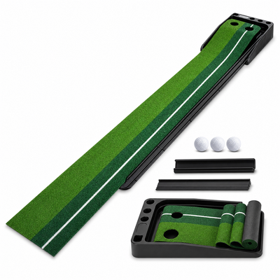 Portable Golf Putting Mat - Ideal for Home Practice (8FT/10FT)