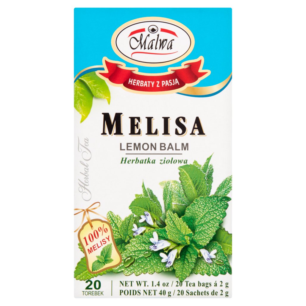 Thé Herbal MALWA à la Mélisse - 20 Sachets