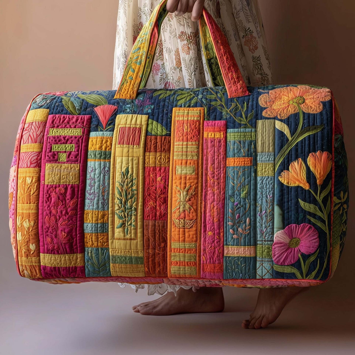 Bookwind Series Handheld Quilted Travel Bag - Multi-Functional