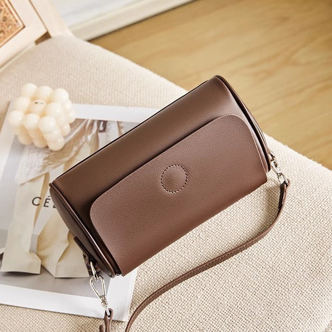 Bolso de mano redondo mini tote para mujeres
