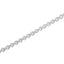 Pulsera de eslabones de diamante en forma de lágrima de plata esterlina .925