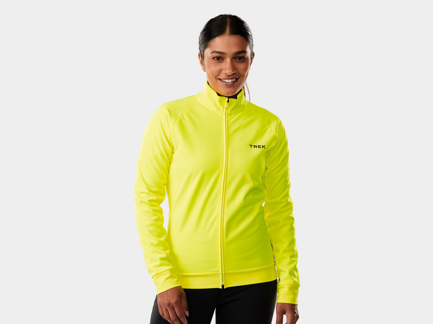 Chaqueta Softshell Trek Circuit para Mujer en Amarillo Radiactivo